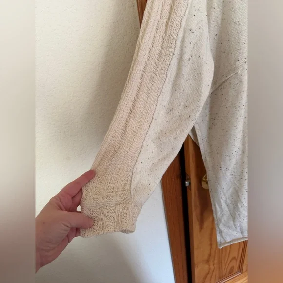 Free People My Girl Pullover Beige Ecru Size Medium - Picture 5 of 11